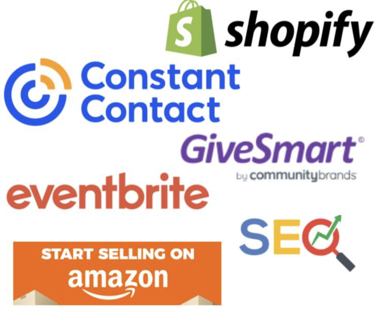 Givesmart, Shopify and other platforms I am familiar with.
